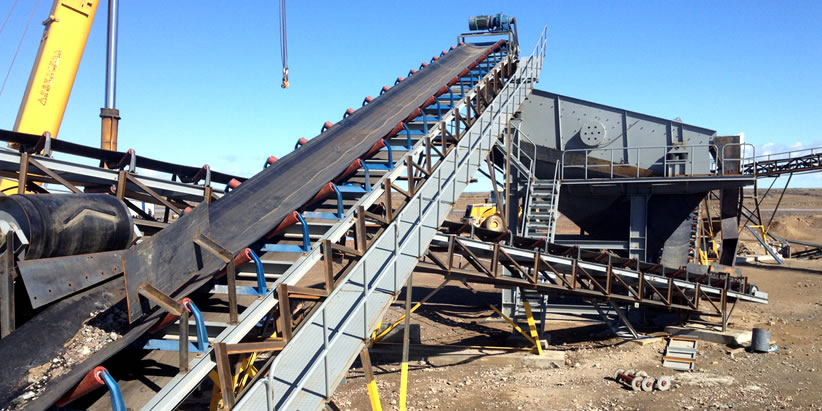 輸送機輸(shū)送現場