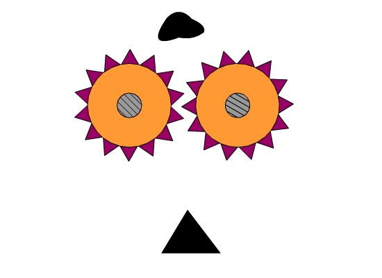 雙齒輥破碎（suì）機動態原理圖